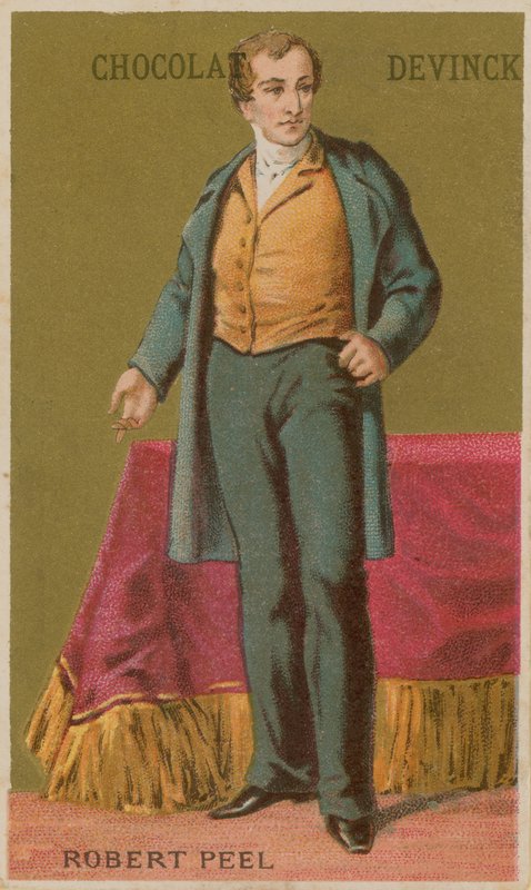Robert Peel, engelsk konservativ statsmann fra 1800-tallet av French School