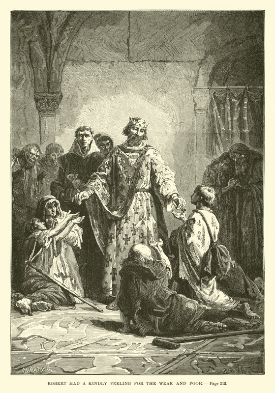 Robert hadde en vennlig følelse for de svake og fattige av French School