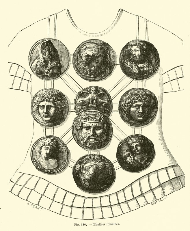 romerske phalerae av French School