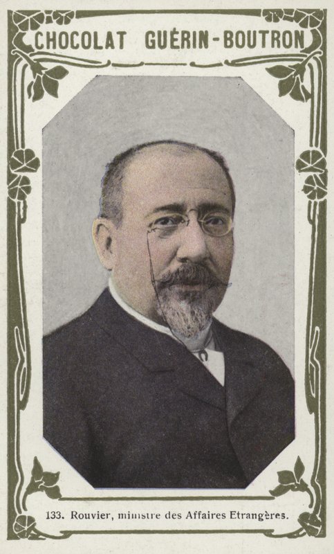 Rouvier, utenriksminister (farget bilde) av French School