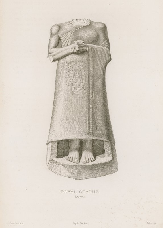 Kongelig statue, Louvre av French School