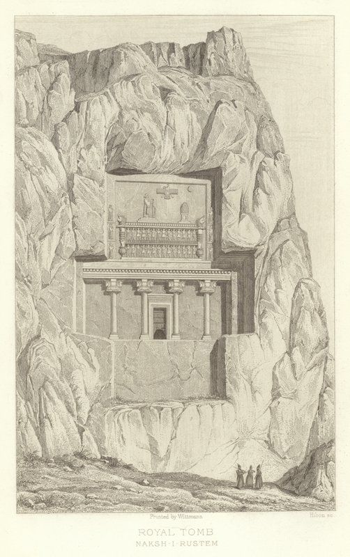 Royal Tumb, Naksh-i-Rustom av French School