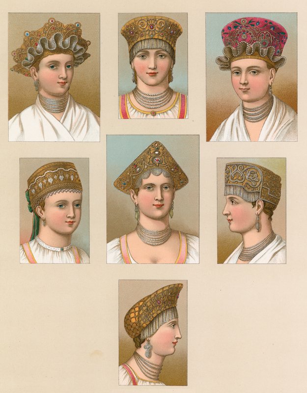 Russland kostyme av French School