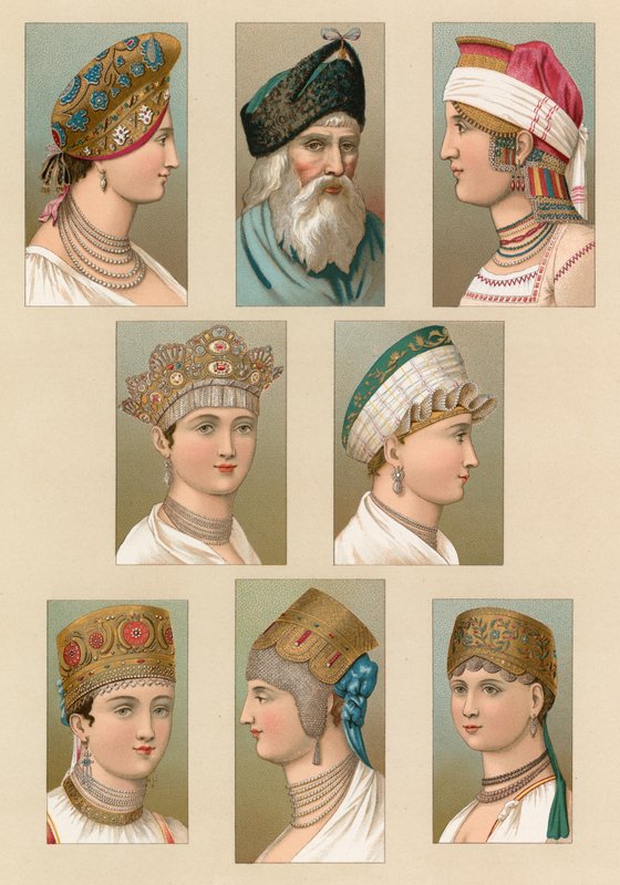 Russland kostyme av French School
