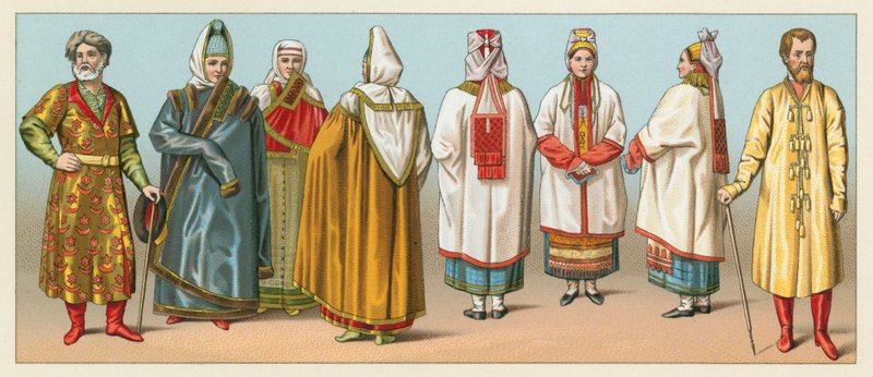 Russland kostyme av French School