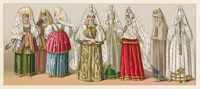 Russland kostyme av French School