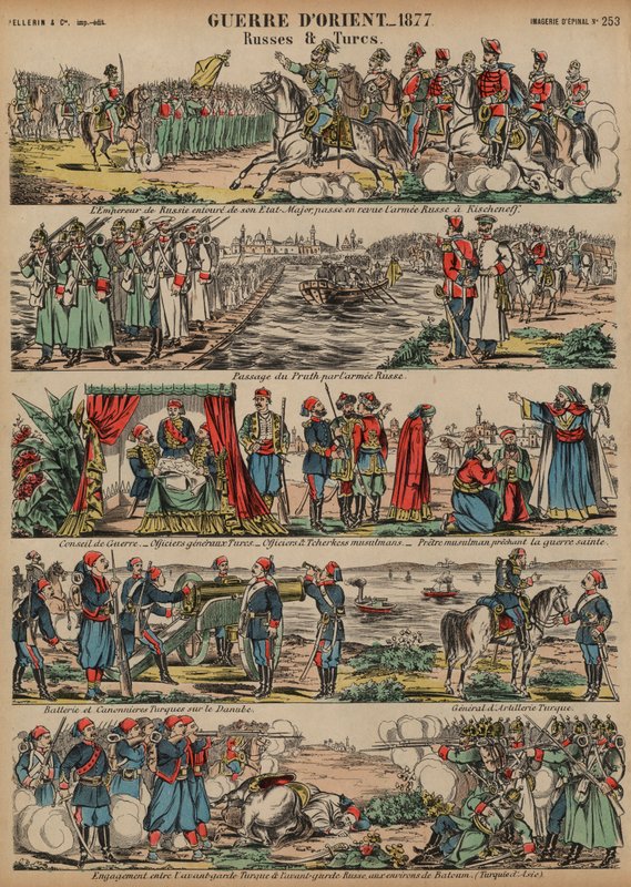 Russisk-tyrkisk krig, 1877 av French School