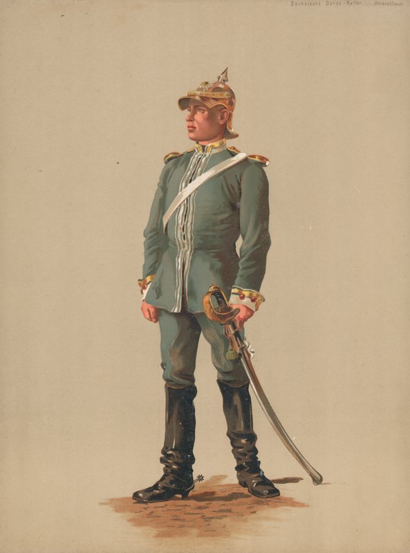 Saksisk gardist, korporal av French School