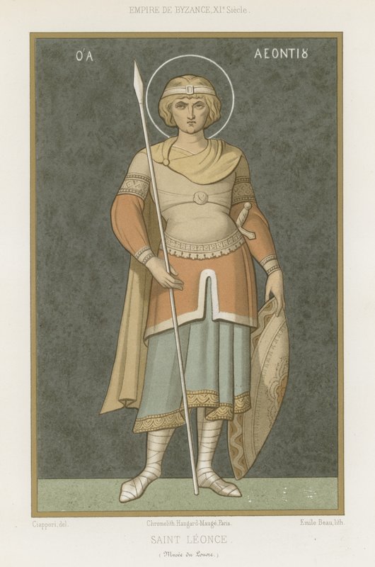 Saint Leontius av French School