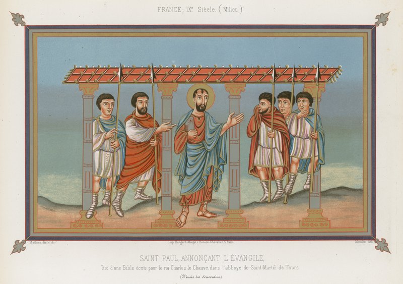 Saint Paul kunngjør evangeliet av French School