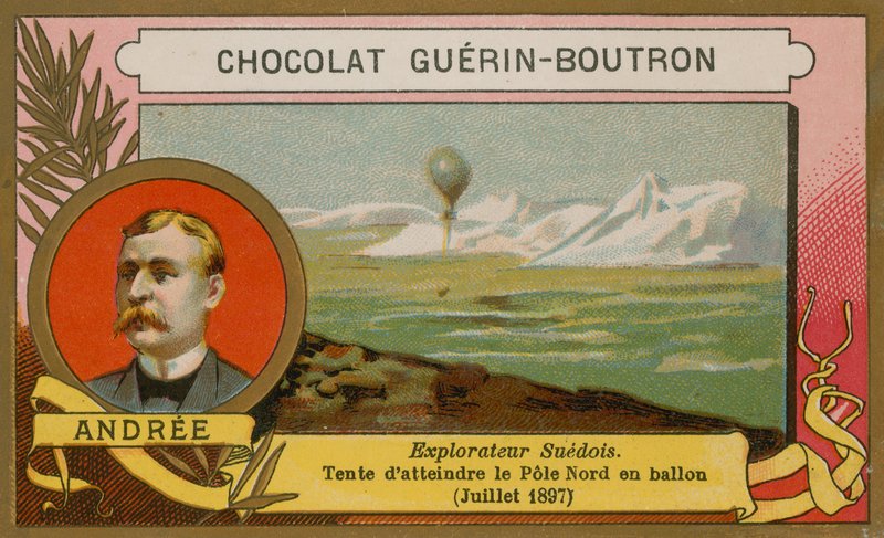 Salomon August Andree, svensk oppdagelsesreisende fra 1800-tallet av French School
