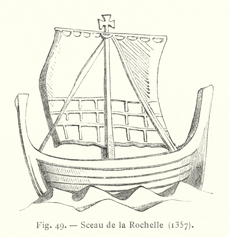 Segl fra La Rochelle av French School