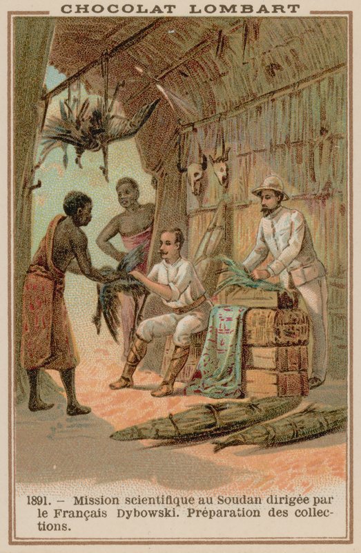 Vitenskapelig ekspedisjon til Sudan ledet av den franske agronomen Jean Dybowski, 1891 av French School