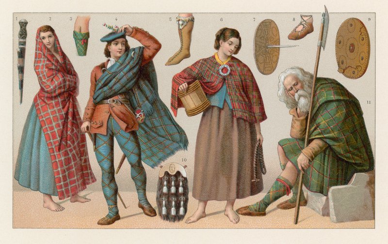 Skottland kostyme av French School