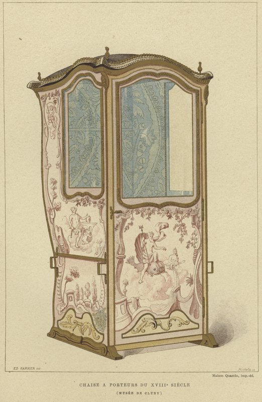 Sedan stol, 1700-tallet av French School