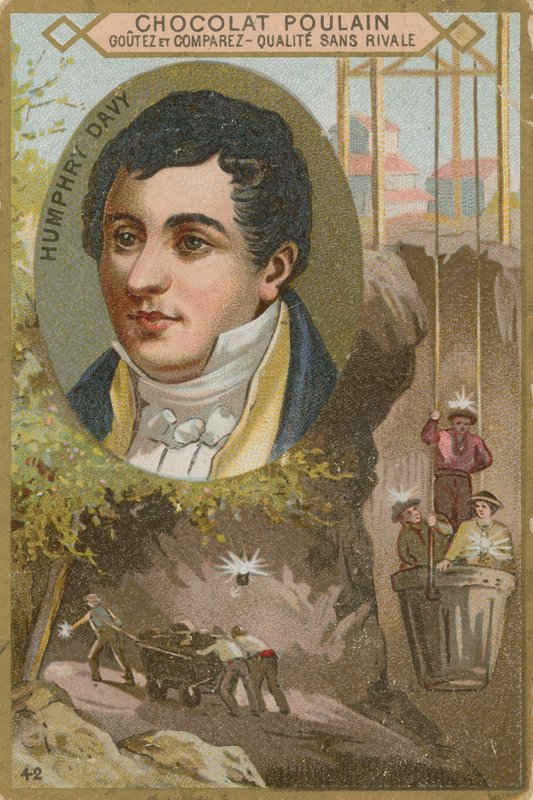 Sir Humphry Davy av French School