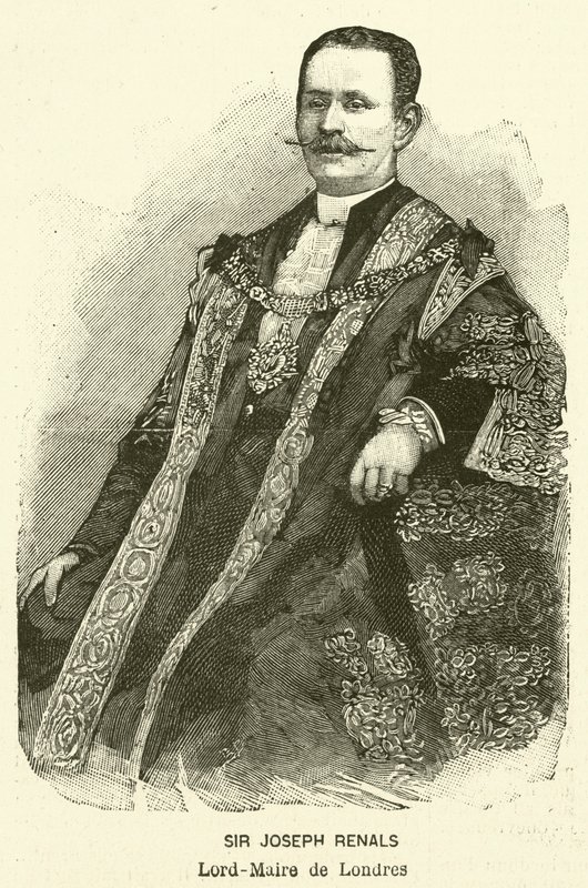Sir Joseph Renals, Lord Mayor of London (gravering) av French School