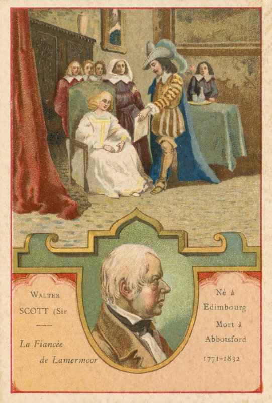 Sir Walter Scott , skotsk forfatter av French School