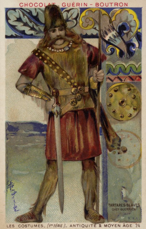 slavisk tartarisk krigersjef av French School