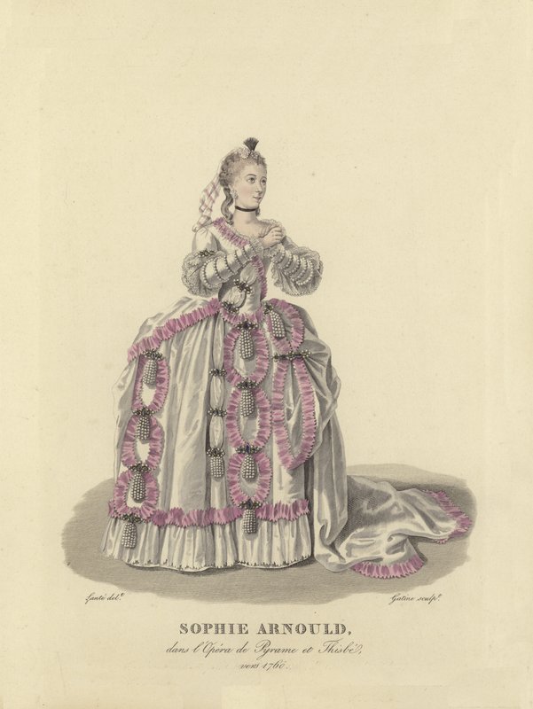 Sophie Arnould , fransk operasanger av French School