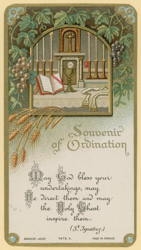 Souvenir av ordinasjon av French School