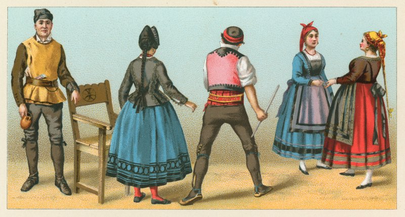Spania kostyme av French School