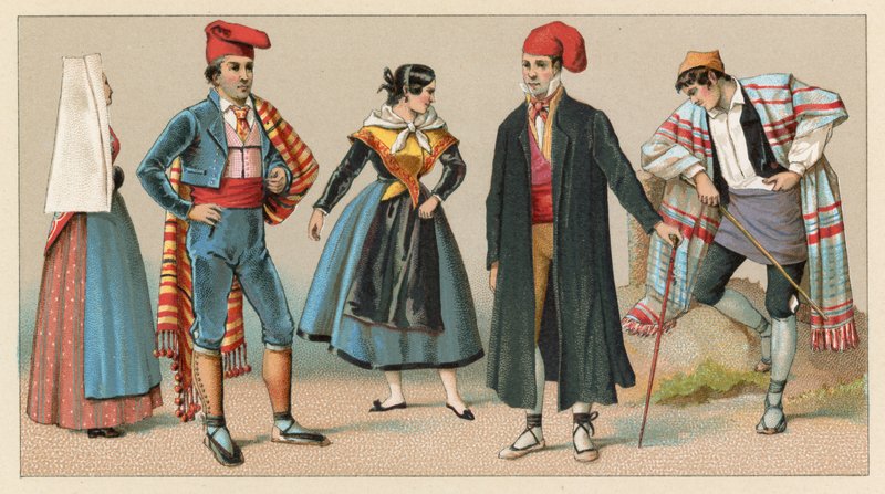 Spania kostyme av French School