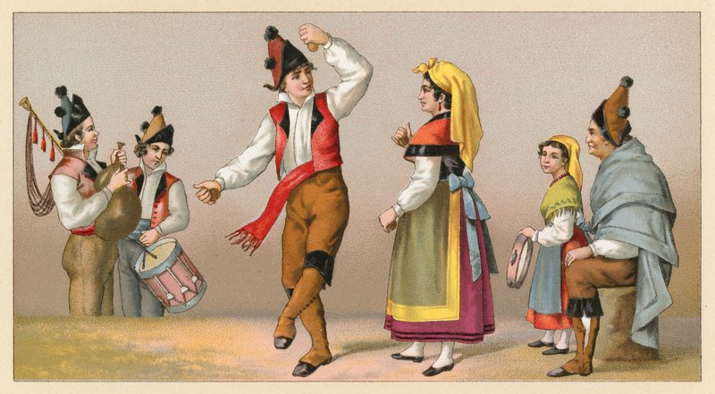 Spania kostyme av French School