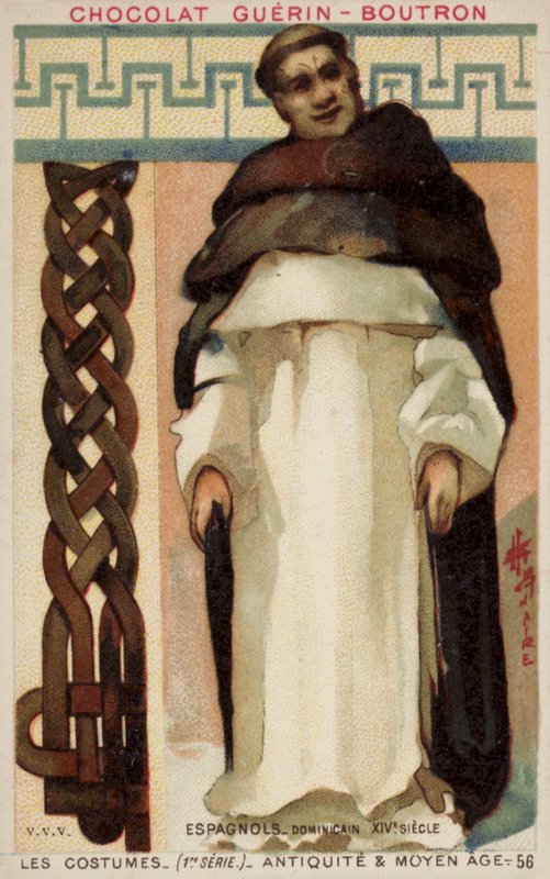 Spansk dominikansk munk, 1300-tallet av French School