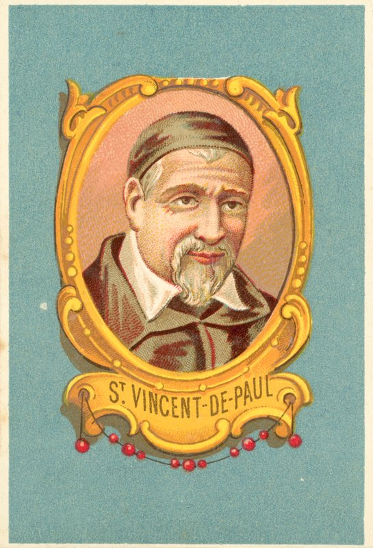 St Vincent-de-Paul (farge litho) av French School