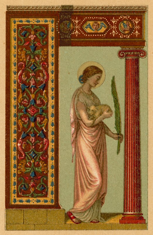 Sta Agnes Virc Et Mart av French School