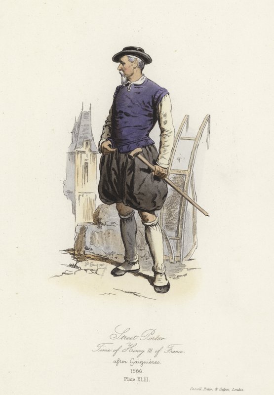 Gateportier fra Henry III av Frankrikes tid av French School