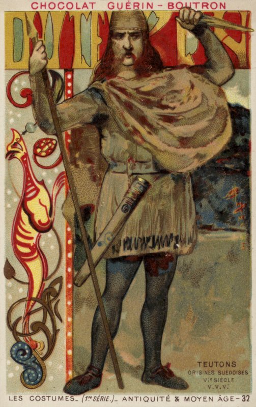 Svensk vikingdrakt, 600-tallet av French School