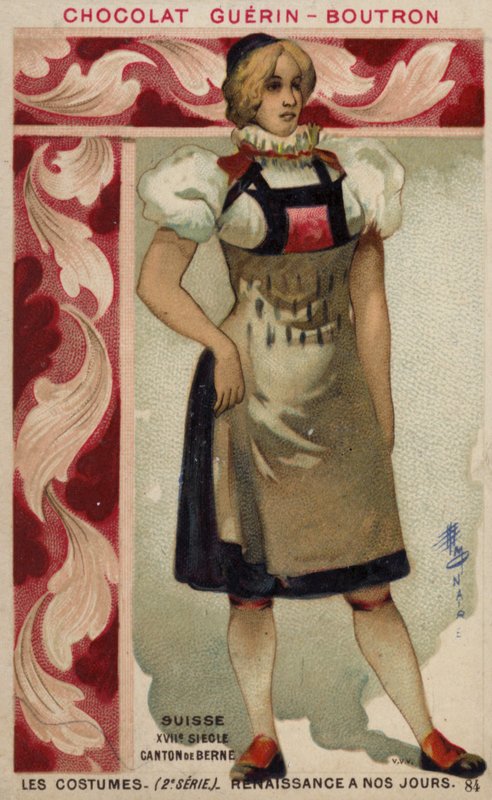 Sveitsisk drakt fra kantonen Bern, 1600-tallet av French School