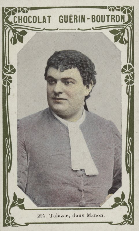 Talazac, i Manon (farget bilde) av French School