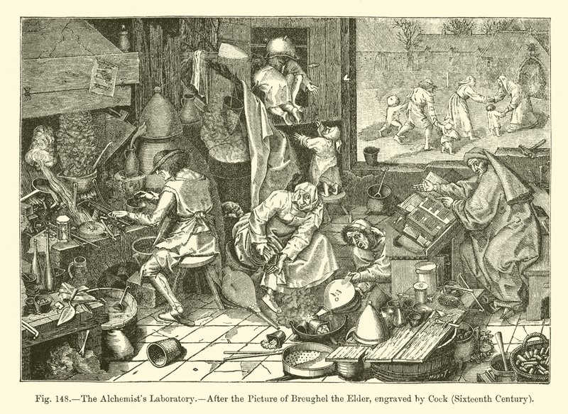 Alkymistens laboratorium (gravering) av French School