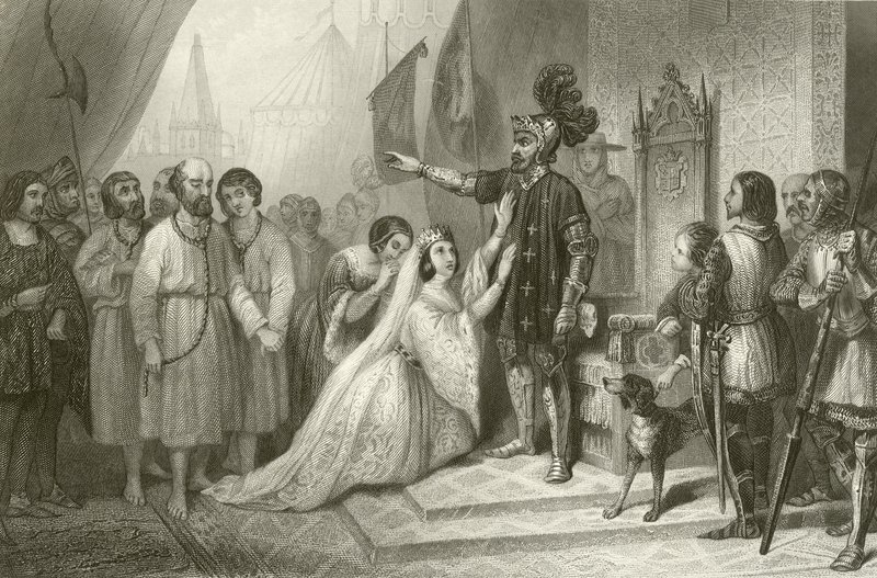 Borgerne i Calais før kong Edward av England av French School
