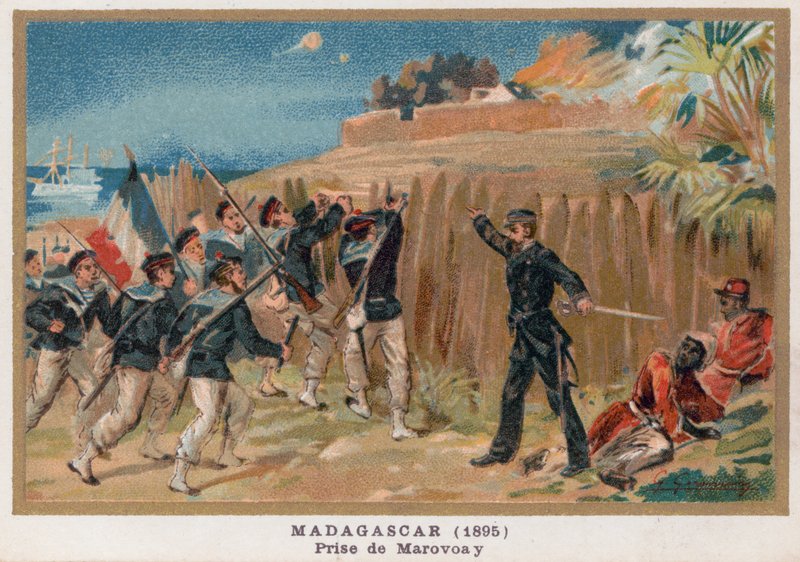 Fangsten av Marovoay, Madagaskar av French School
