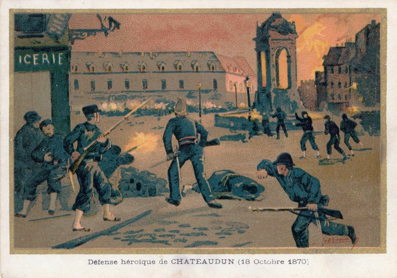 Forsvaret av Chateaudun av French School