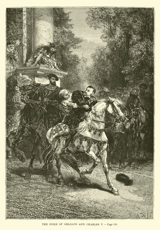 Hertugen av Orleans og Charles V av French School
