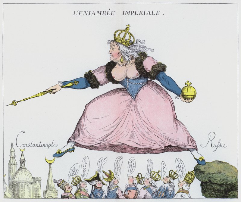 The Imperial Stride (farge litho) av French School
