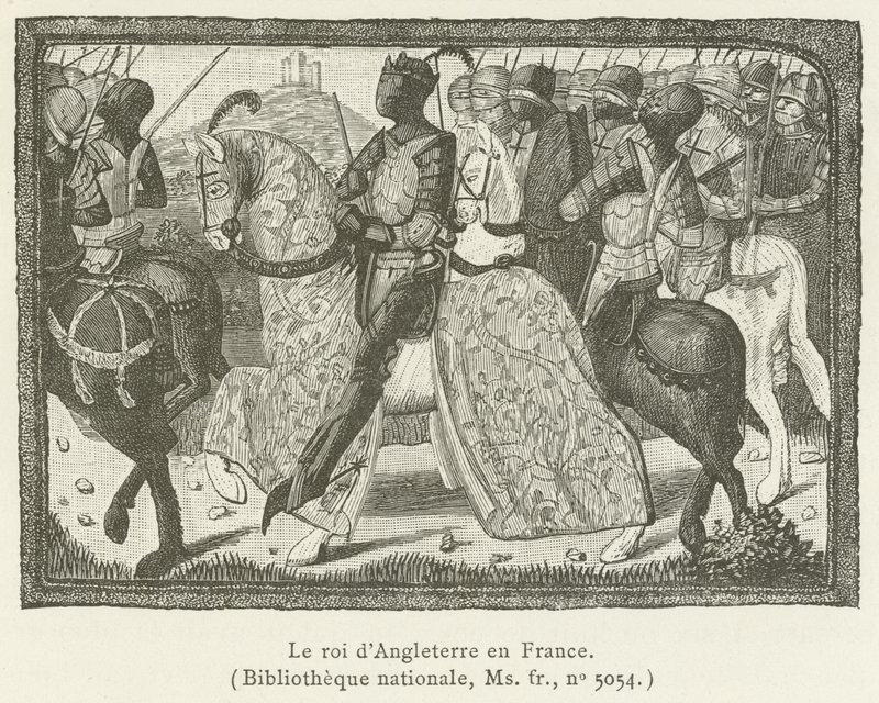 Kongen av England i Frankrike av French School
