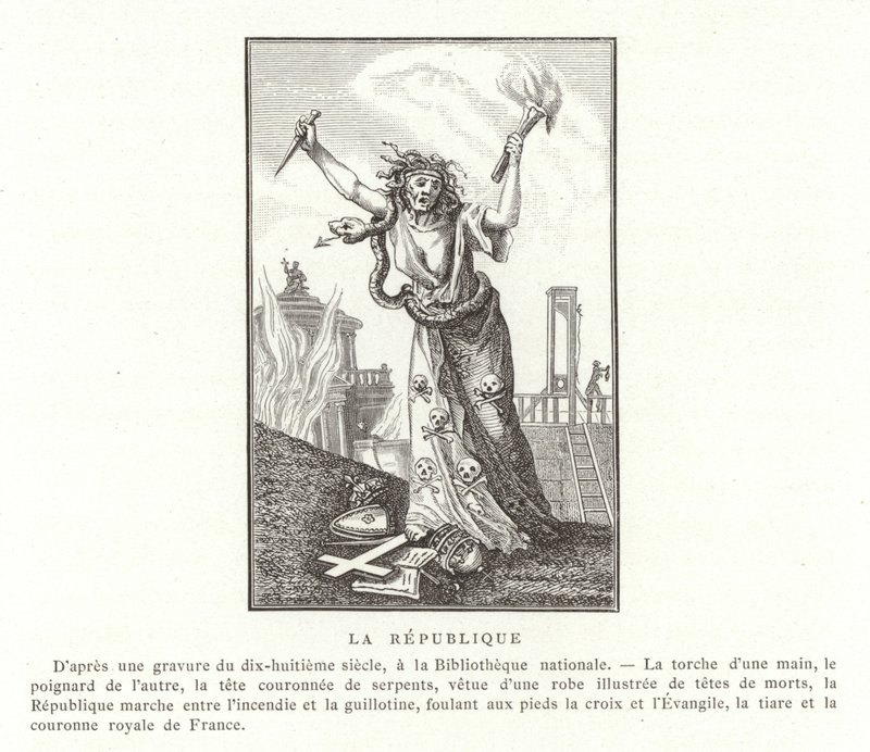 Republikken, den franske revolusjonen av French School