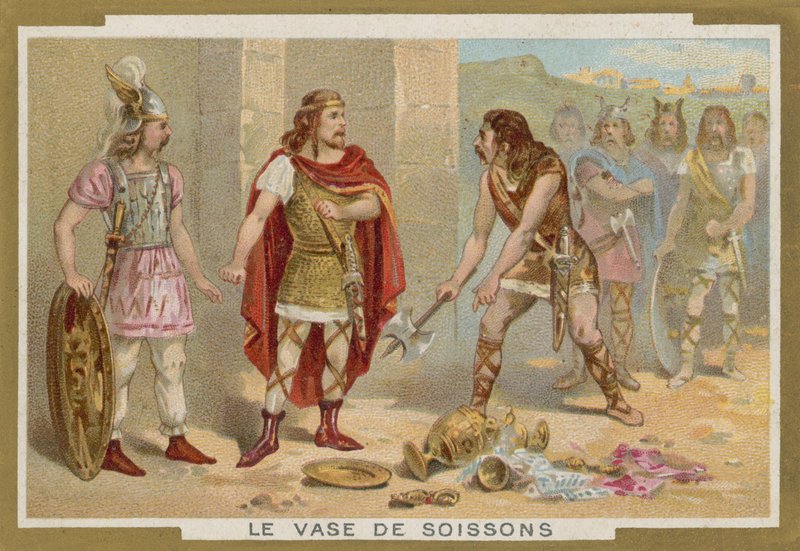 Vasen til Soissons (chromolitho) av French School