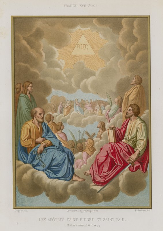 Apostlene Saint Peter og Saint Paul av French School