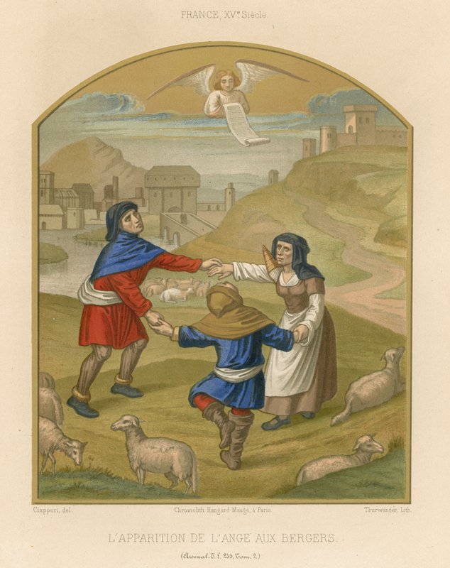 Engelens tilsynekomst for gjeterne av French School