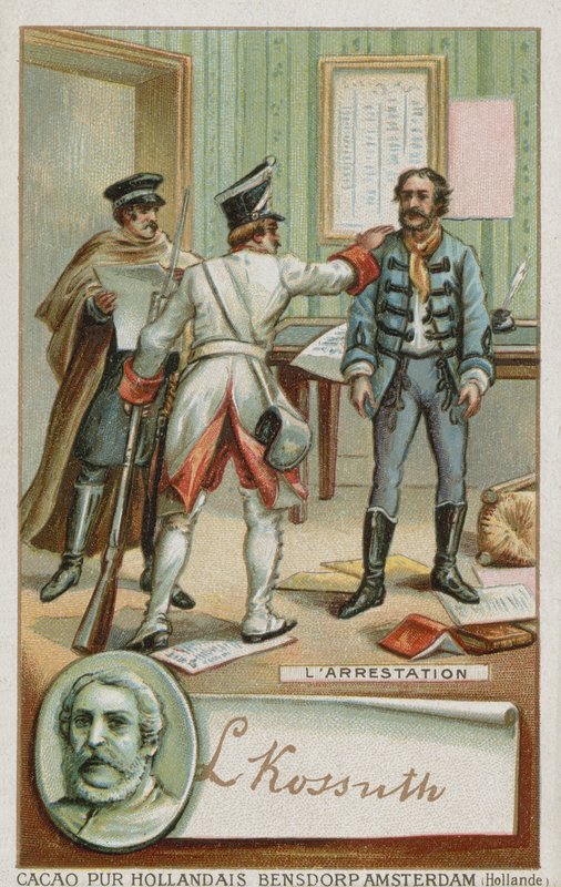 Arrestasjonen av Lajos Kossuth av French School