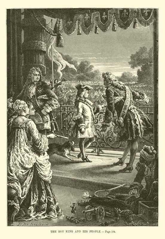 Gutten King og hans folk av French School