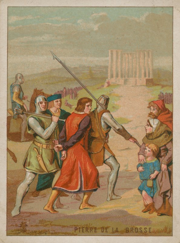 Fangsten av Pierre de la Brosse av French School
