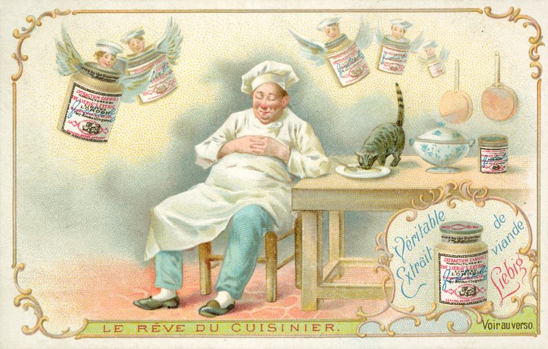 Kokkens drøm (chromolitho) av French School